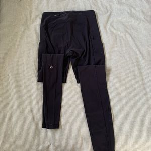 black lulu lemon leggings